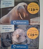 Dolfinarium Voucher kortingspas, Tickets en Kaartjes, Drie personen of meer, Kortingskaart