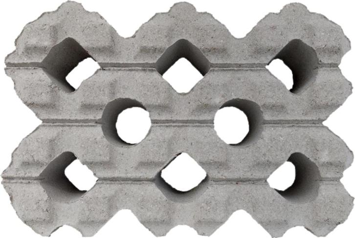 Grastegel 40x60x12cm beton grijs 22814 Materiaal; beton,, Tuin en Terras, Tegels en Klinkers, Nieuw, Overige typen, Beton, 10 m² of meer