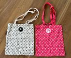 2 Pathe Ladies Night textielen tassen roze en gebroken wit, Sieraden, Tassen en Uiterlijk, Tassen | Damestassen, Ophalen of Verzenden