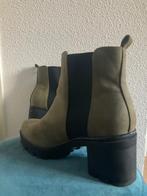 Enkellaarsjes groen/zwart maat 41, Kleding | Dames, Schoenen, Zo goed als nieuw, Groen, Coco bella, Ophalen of Verzenden