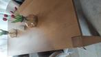 Massief Eiken Eettafel, 200 cm of meer, Zo goed als nieuw, Rechthoekig, 50 tot 100 cm