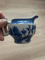 Antiek blauw melkkannetje - handgeschilderd, Antiek en Kunst, Ophalen