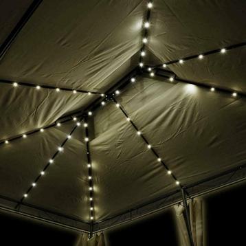 Chique Stalen Kwaliteits LED-Paviljoen Prieel 3x4m Antraciet beschikbaar voor biedingen