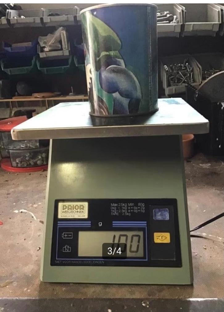 Prior professionele weegschaal, Witgoed en Apparatuur, Weegschalen, Gebruikt, Digitaal, Overige typen, Fijner dan 1 gram, Minder dan 10 kg