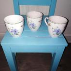 3 mokjes en 1 schaaltje JBS servies Fruit & Flowers, Huis en Inrichting, Ophalen, Gebruikt, Overige typen, Overige stijlen