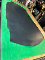 Zwarte nerf  tuigleer 2,5-3 mm dikte half soepel, Hobby en Vrije tijd, Stoffen en Lappen, Zwart, Leer of Kunstleer, Ophalen of Verzenden