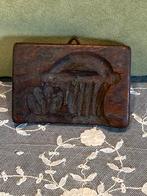 Antiek houten suikergoed vormpje, paddenstoel (150224), Antiek en Kunst, Curiosa en Brocante, Ophalen of Verzenden