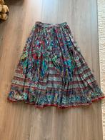 Fleurige katoenen boho rok, Flying Peacock, one size, Ophalen, Blauw, Zo goed als nieuw, Flying Peacock