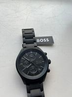Hugo Boss horloge zwart heren, Sieraden, Tassen en Uiterlijk, Horloges | Heren, Overige merken, Staal, Ophalen of Verzenden, Zo goed als nieuw
