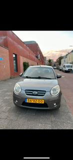 Kia Picanto 1.1 48KW 2007 Grijs, Let op: schade auto, Auto's, 836 kg, Zwart, 4 cilinders, 400 kg