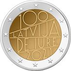 2 euro Letland 2021 - 100 jaar Republiek Letland (UNC), Postzegels en Munten, Munten | Europa | Euromunten, Ophalen of Verzenden