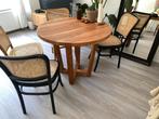 Kave Home Eettafel, 50 tot 100 cm, Rustiek, Rond, Zo goed als nieuw