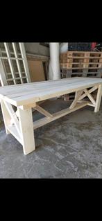 Tuintafel, Ophalen of Verzenden, Nieuw, Rechthoekig, Hout