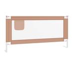 Nieuw! Hoog bedhekje peuter 180 cm taupe beige, veilig hekje, Ophalen of Verzenden, Nieuw, Minder dan 140 cm, Minder dan 70 cm