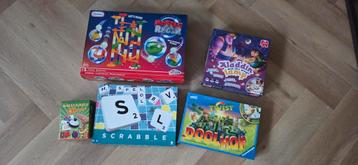 Halli galli  doolhof twist scrabble aladin knikkerbaan beschikbaar voor biedingen