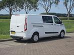 FORD TRANSIT CUSTOM 2.0 l2h1 dub.- cab. navi, Auto's, Euro 6, 4 cilinders, Wit, 11 km/l