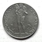 2 Lire munt van het Vaticaan (1941, RVS), Ophalen of Verzenden, Italië, Losse munt