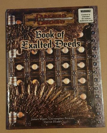 Dungeons and Dragons 3.5 Book of Exalted Deeds D&D beschikbaar voor biedingen