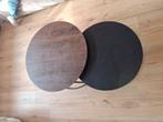 Salontafels van Woonsquare! Donkerbruin & zwart., Huis en Inrichting, Ophalen of Verzenden, Zo goed als nieuw, Rond, Minder dan 55 cm