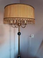 Vintage staande schemerlamp., Huis en Inrichting, Ophalen of Verzenden, Gebruikt, Metaal, Vintage