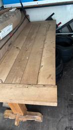 Eiken tafel zwaar uitgevoerd, Huis en Inrichting, Tafels | Sidetables, Ophalen, 25 tot 50 cm, Rechthoekig