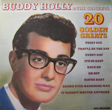 LP - Buddy Holly & The Crickets (2) ‎– 20 Golden Greats beschikbaar voor biedingen
