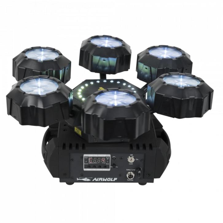 Showtec Airwolf retro led discolamp, Muziek en Instrumenten, Licht en Laser, Nieuw, Licht, Stroboscoopeffect, Ophalen of Verzenden