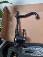 Landelijke zwart bronzen keukenkraan, retro, mengkraan, Minder dan 50 cm, Zwart, Nieuw, Ophalen of Verzenden