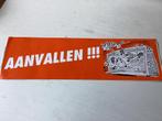 Sticker Aanvallen! (Dik Bruynesteyn/strip/oranje elftal), Verzenden, Zo goed als nieuw, Sport