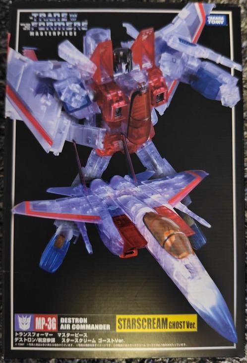 Transformers Masterpiece Starscream Ghost MP-3G MSIB, Verzamelen, Transformers, Nieuw, G1, Decepticons, Ophalen of Verzenden