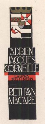 1480 Ex Libris Nederland : Jeanne Bieruma Oosting, 1927, Antiek en Kunst, Kunst | Etsen en Gravures, Verzenden