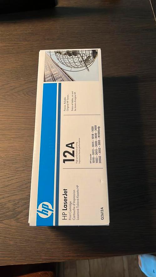 HP 12A originele zwarte LaserJet tonercartridge, Computers en Software, Printerbenodigdheden, Zo goed als nieuw, Ophalen