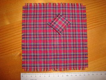 Poppenhuis plaid en kussen nieuw beschikbaar voor biedingen