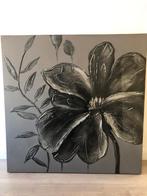 Canvas schilderij grote Bloem, Huis en Inrichting, Woonaccessoires | Schilderijen, Tekeningen en Foto's, Ophalen, Zo goed als nieuw