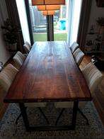 Eettafel hout boomstam mango hout, Huis en Inrichting, Ophalen, 200 cm of meer, 50 tot 100 cm, Zo goed als nieuw