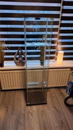 Vitrinekast Glas Met Zwarte Boven En Onderkant, Huis en Inrichting, Kasten | Vitrinekasten, Ophalen, Minder dan 50 cm, 150 tot 200 cm