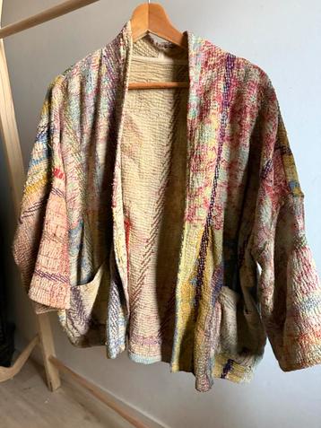 Uniek By-bar Kantha Jasje / Kimono - Universele Maat beschikbaar voor biedingen