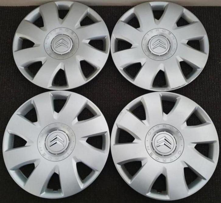 ORIGINELE CITROËN 16INCH WIELDOPPEN, Auto diversen, Wieldoppen, Gebruikt, Ophalen of Verzenden