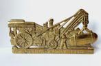 Messing beeldje ABERGAVENNY CRANE W.HAMPTON, Ophalen of Verzenden