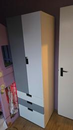 Kledingkast met hanggedeelte, planken en lades, Ophalen, Kast, 50 tot 70 cm, 105 cm of meer