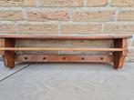 Houten Wandkapstok met Haken, Wandkapstok, Gebruikt, Ophalen of Verzenden, Minder dan 100 cm