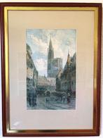 Schilderij Pierre Tétar van Elven "Strasbourg", Antiek en Kunst, Kunst | Schilderijen | Klassiek, Ophalen