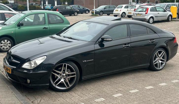 Mercedes-Benz CLS 5.0 Cls500 AUT 2005 Zwart AMG, Auto's, Mercedes-Benz, Particulier, CLS, Benzine, E, Sedan, Automaat, Geïmporteerd