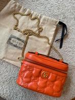 Gucci Matelassé top handle mini bag Oranje, Ophalen of Verzenden, Zo goed als nieuw, Oranje