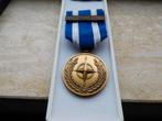 Medaille Navo uitzending Afghanistan, Ophalen of Verzenden, Landmacht, Nederland, Embleem of Badge