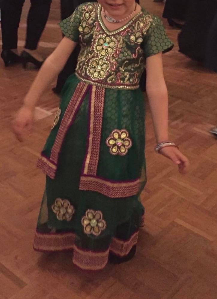 Indiaase jurk Silk House - Maat 6 jaar-CaL34, Ophalen of Verzenden, Zo goed als nieuw, Meisje