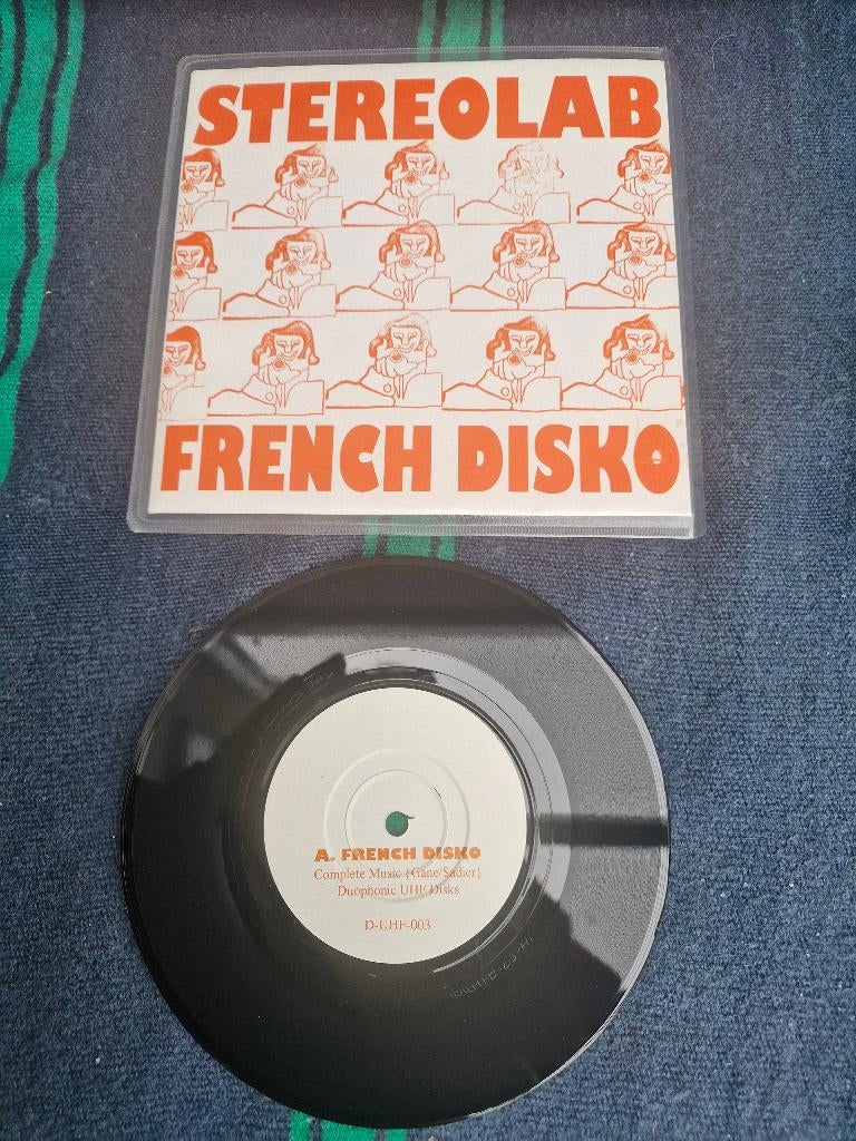 Stereolab - French Disko, 7 inch, Single, Ophalen of Verzenden, Zo goed als nieuw