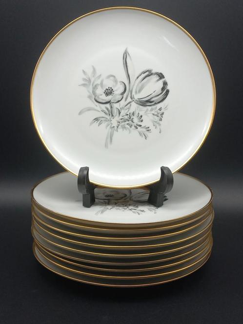 Bernardaud Léonard borden 10 stuks, Antiek en Kunst, Antiek | Porselein, Ophalen of Verzenden