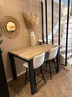 Bartafel van mangohout, Huis en Inrichting, Tafels | Statafels, Ophalen, Gebruikt