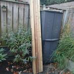 8 Tuinpalen 68x68mm geschaafd geïmpregneerd, Tuin en Terras, Palen, Balken en Planken, Ophalen, Gebruikt, 180 tot 250 cm, Palen